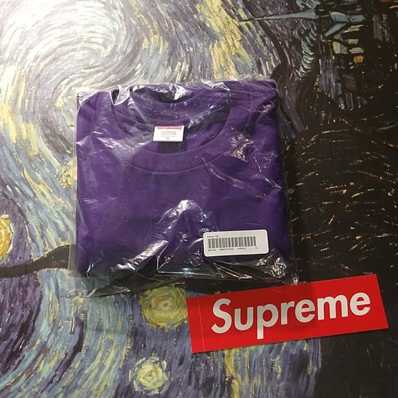 Supreme Spiral Tee Size XL Purple - Picture 3 of 8